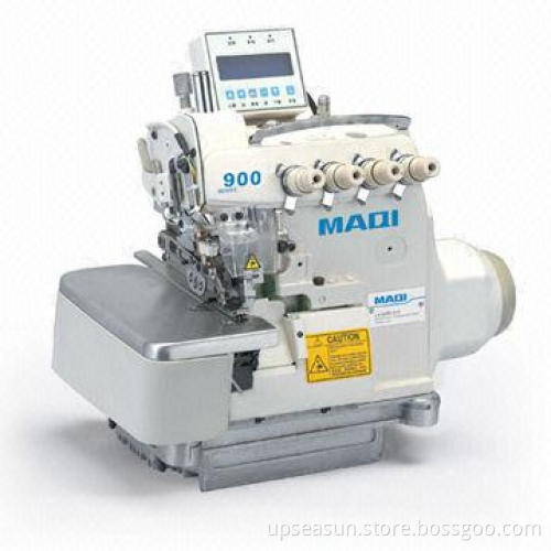 Used 900, 3, 4, 5 Thread High Speed Computerized Overlock Sewing Machine, Grey Market